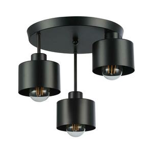 Csillár 3xE27/35W/230V átm. 30 cm fekete kép