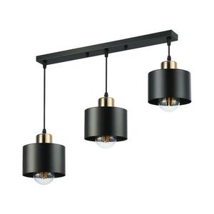 Csillár zsinóron 3xE27/35W/230V fekete/arany kép