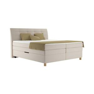 Blanář Boxspring ágy matraccal BEA 160x200 cm bézs kép