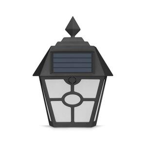 LED Szolár fali lámpa LED/1, 2V 600mAh IP44 fekete kép