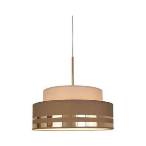 HEXE Csillár zsinóron TAMI 1xE27/60W/230V bézs/barna/arany kép
