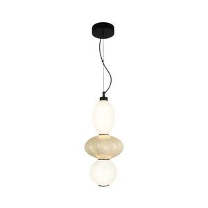 LED Csillár zsinóron ASCOLI LED/18W/230V átm. 20 cm bézs kép