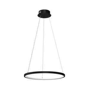 LED Csillár zsinóron HOOP LED/27W/230V átm. 50 cm 4000K fekete kép