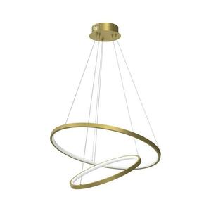 LED Csillár zsinóron HOOP LED/51W/230V átm. 60 cm 4000K arany kép