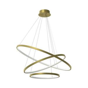 LED Csillár zsinóron HOOP LED/93W/230V átm. 80 cm 4000K arany kép