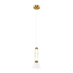 LED Csillár zsinóron LUCCO LED/13W/230V átm. 15 cm arany kép