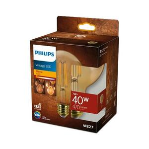 Philips LED Dimmelhető izzó VINTAGE Philips G95 E27/7W/230V 1800K kép