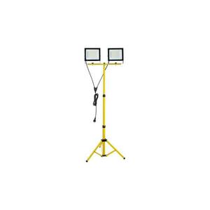 LED Reflektor állvánnyal TIGRA 2xLED/100W/230V 4000K IP54 fekete/sárga kép