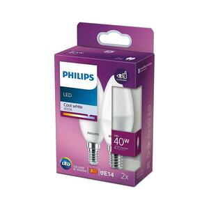Philips KÉSZLET 2x LED Izzó Philips B35 E14/5W/230V 4000K kép