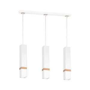 Csillár zsinóron VIDAR 3xGU10/25W/230V fehér kép