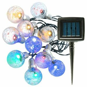 Napelemes fénylánc készlet 10 LED 12 db kép