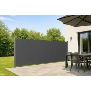 Kihúzható oldalsó paraván 200 x 500 cm antracit kép