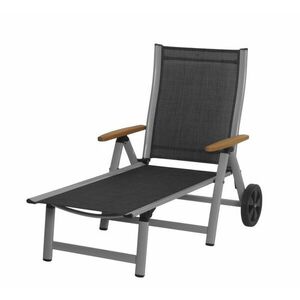 ROJAPLAST Kerti nyugágy állítható ASS COMFORT Fekete kép