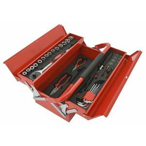 COMPASS Szerszámosláda 63 részes METAL BOX kép