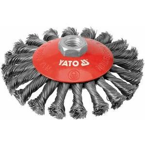 YATO Oldalsó drótkefe M14 x 125 mm INOX kép