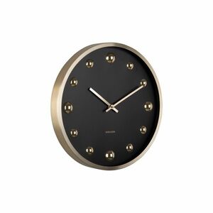 Karlsson 5971BK design falióra fekete, 35 cm átmérővel kép
