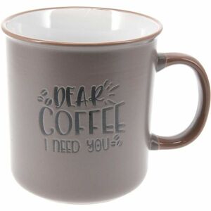 Coffee kőagyag bögre szürke, 710 ml kép