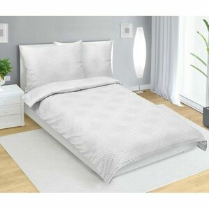 Bellatex Satin ágynemű Linie fehér , 140 x 220 cm, 70 x 90 cm, 70 x 220 cm, 140 x 220 cm, 70 x 90 cm kép