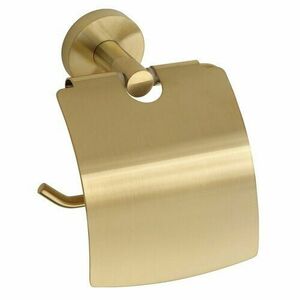Sapho XR732GB X-Round Gold WC-papír tartó, fedővel, arany kép