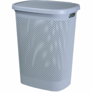 Szennyestartó kosár, 60 l, szürke, szürke kép