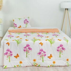 Stanex CLASSIC nyári szett Spring narancs , 140 x200 cm, 40 x 60 cm kép