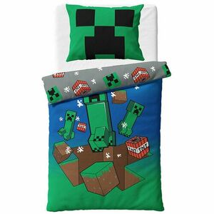 Gyermek ágynemű Minecraft Creeper Explode , 140 x200 cm, 70 x 90 cm, 70 x 90 cm kép