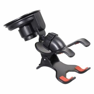 Compass Double Telefon / GPS tartó tapadókoronggalklipsszel, fekete kép