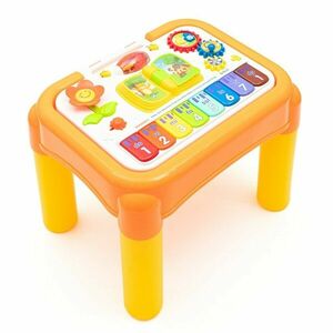 Baby Mix Multifunkcionális zenés tanulóasztal3 az 1-ben, sárga kép