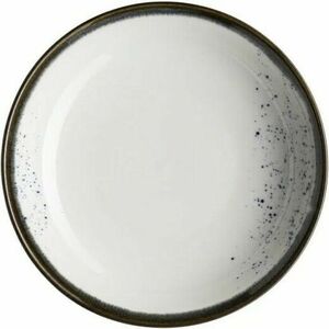 Mäser Mélytányér Pintar Fehér kék pöttyök 21 cm, kék kép