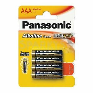 Panasonic lúgos akkumulátor készlet LR03APB/4BP, 4db kép