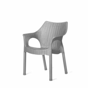 Cambridge Green galle rattan szék 61 x 54 x 80 cm, világosszürke kép