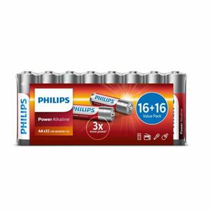 Philips AA 1, 5 V Power alkáli elemek, 32 db kép