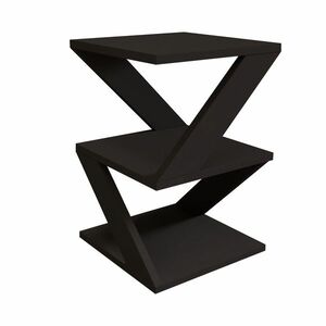 Albeni Black Oak konzolasztal, sötétszürke kép