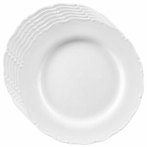 Orion Porcelán tányérkészlet Mona perem 6 db, 24, 5 cm kép