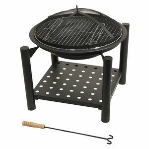 Cattara 13015 Sabatini kandalló grillráccsal , 54x 55 x 54 cm kép