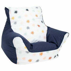 New Baby gyerek fotel golyókkal töltve, kék, kék kép