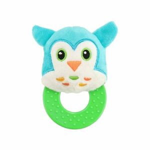 Baby Mix Bagoly gyerek plüss csörgő rágókával kép