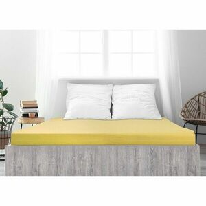 4Home Ideal jersey lepedő sárga, 160 x 200 cm, sárga, 160 x 200 cm kép