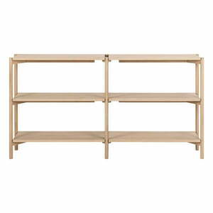 Natúr színű könyvespolc tölgyfa dekorral 169x88 cm Braidwood – Actona kép