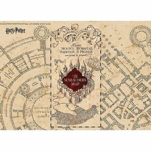 Gyerek fotótapéta Harry Potter Marauders térkép252 x 182 cm, 4 részből álló, 4 részes kép