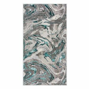 Szürke-türkiz szőnyeg 240x340 cm Marbled – Flair Rugs kép