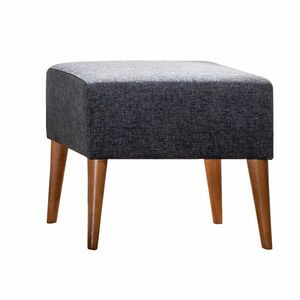 Zeni Puf Dark Grey zsámoly, sötétszürke kép