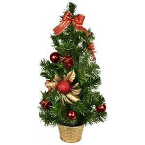 Caronia karácsonyi díszített fa, 45 cm kép
