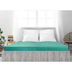 4Home Ideal jersey lepedő zöld türkiz, 140 x 200 cm, türkiz, 140 x 200 cm kép