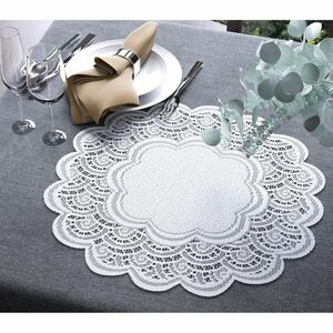 Tadeáš jacquard abrosz , átmérő 40 cm, 40 cm átmérőjű kép