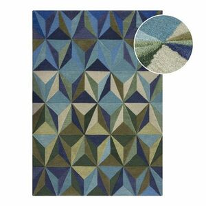Kék gyapjú szőnyeg 160x230 cm Reverie – Flair Rugs kép
