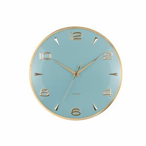 Karlsson 6017BL design falióra világoskék, átmérő40 cm kép