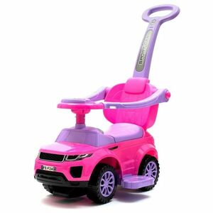 Baby Mix SUV gyerek zenélő futóbicikli vezetőrúddal 3 az 1-ben, rózsaszín, rózsaszín kép