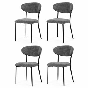 Étkezőszék garnitúra CT-W1021 GREY2, 4 db, szürke kép