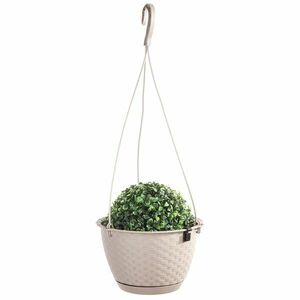 RATOLLA ROUND kaspó 21, 7 v.14, 2cm, 3, 4 l, BEZS st. (7529) függő , bézs kép